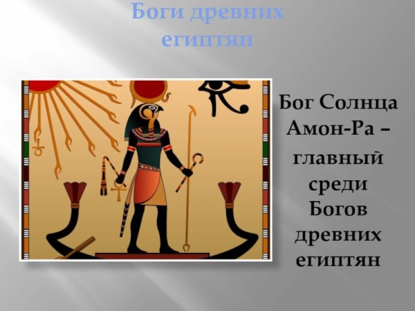 Бог Амон в древнем Египте