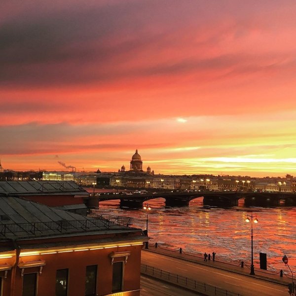 Санкт-Петербург рассвет