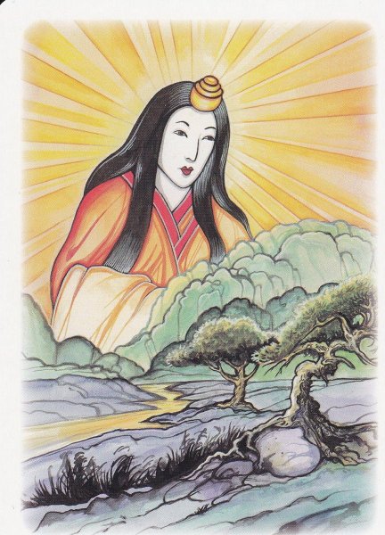 Аматэрасу богиня солнца в Японии