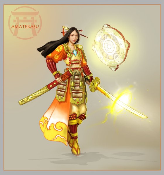 Аматэрасу богиня Smite