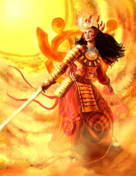 Аматерасу богиня солнца