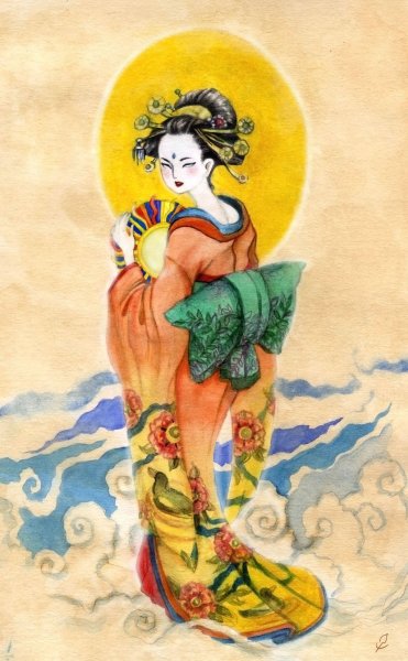 Японская богиня солнца