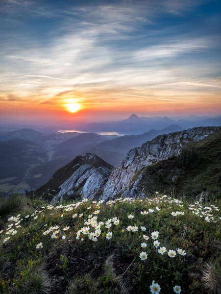 Рассвет в горах