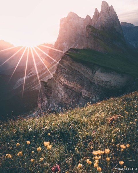 Утро в горах