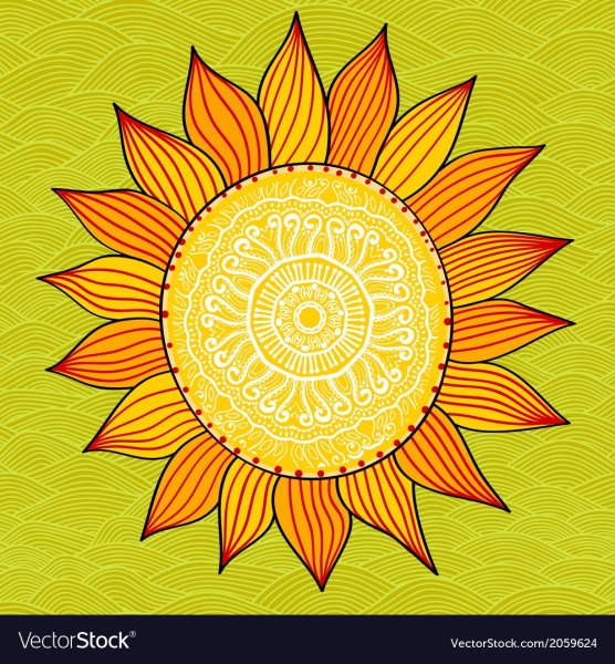 Орнамент солнце