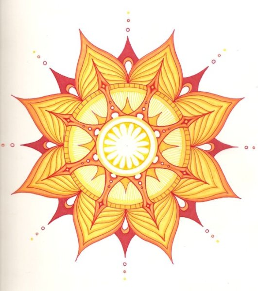Орнамент в виде солнца
