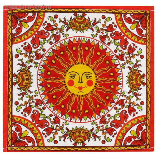 Салфетка в русском народном стиле