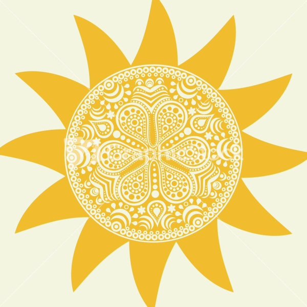 Орнаменты изображающие солнце