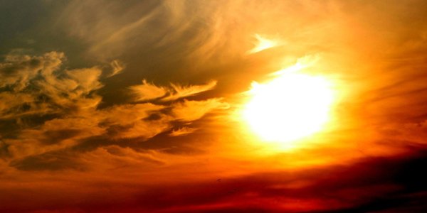 Жаркое солнце