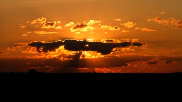 Небо море рассвет