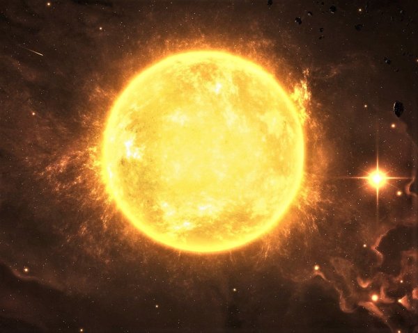 Солнце в космосе