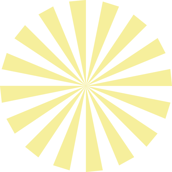 Солнце на белом фоне