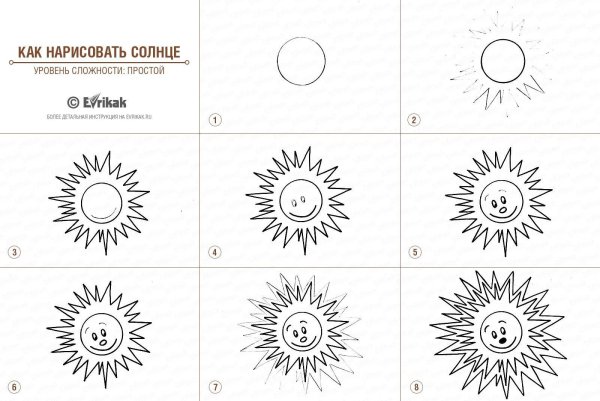 Солнце шаблон