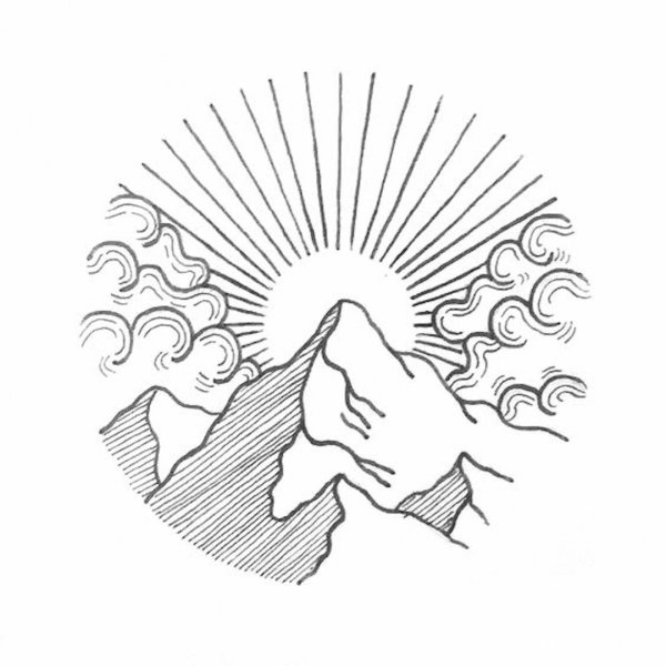 Рассвет эскиз