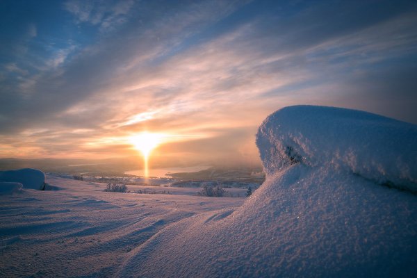 Полярное утро в Мурманске
