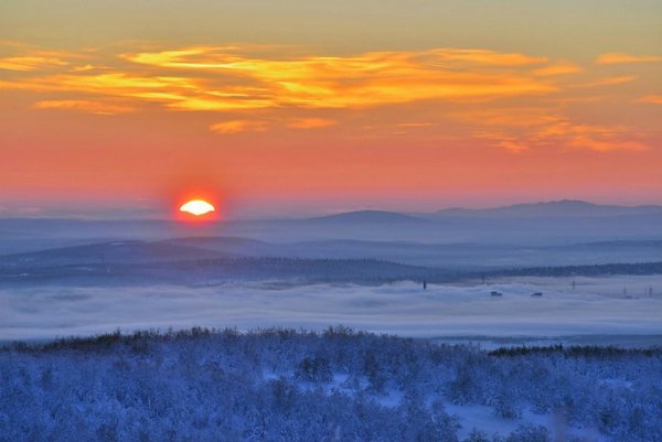 Первое солнце после полярной ночи в Мурманске