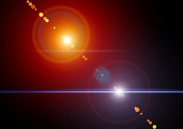 Блик солнца