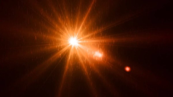 Блик солнца