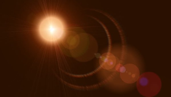 Блики от солнца