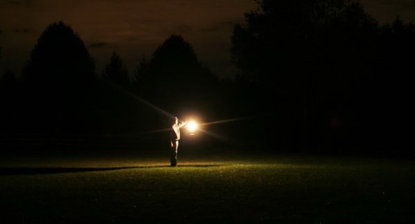 Свет от фонарика