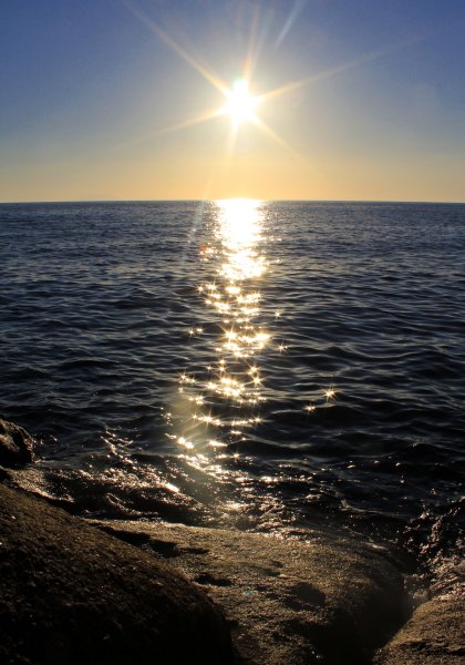 Рассвет на море