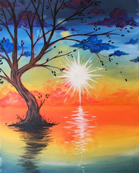 Пейзаж рисунок