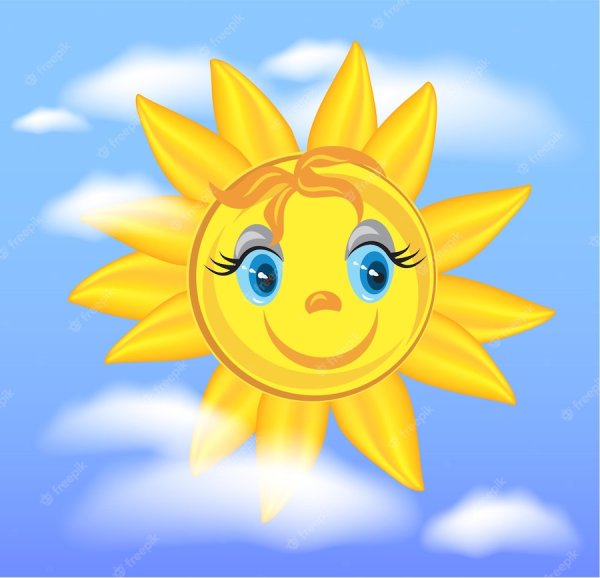 Солнышко и тучка