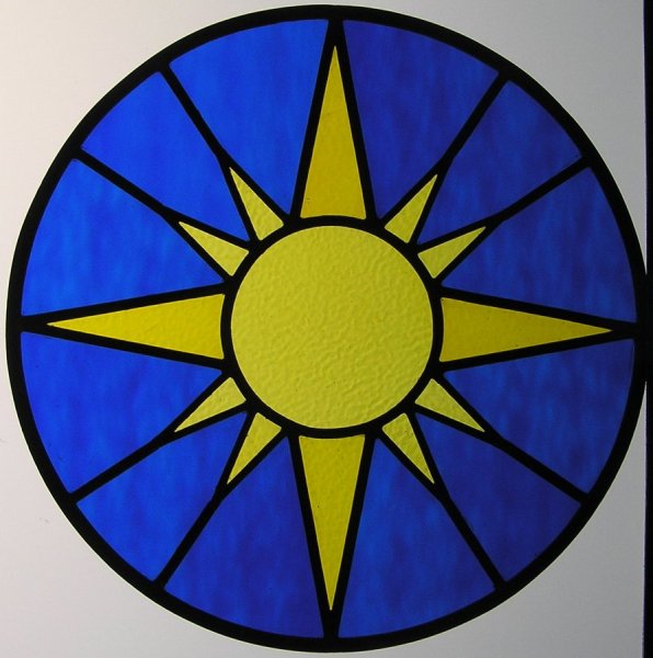 Витраж Луна