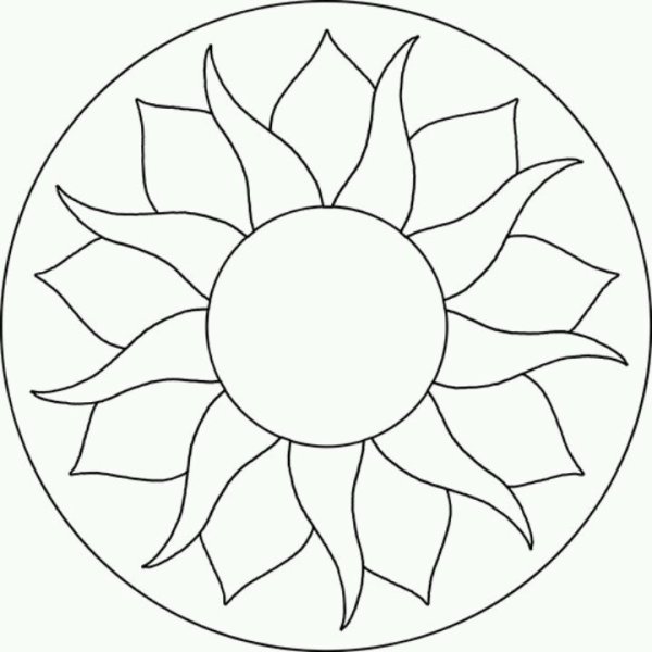 Мозаичная аппликация шаблоны