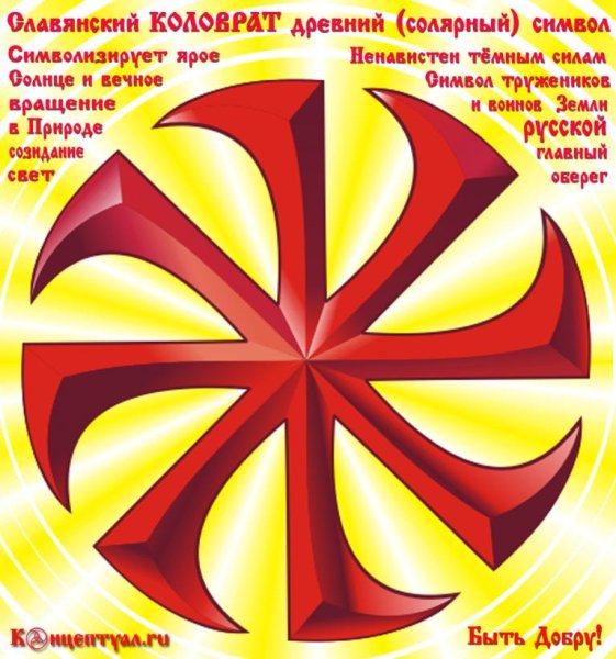 Свастика Славянская знак солнца