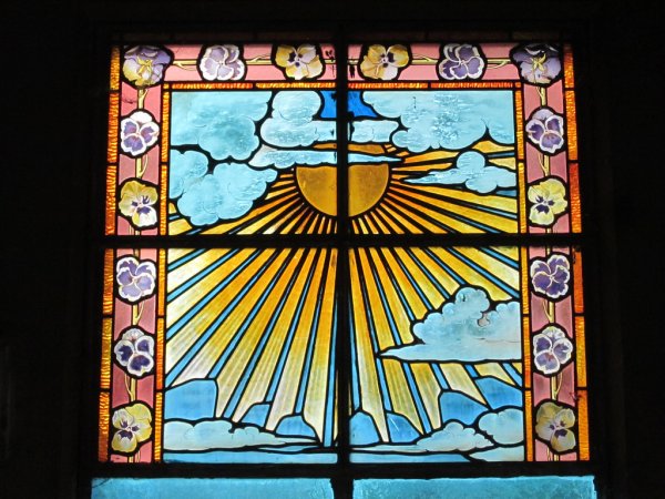 Витраж облака