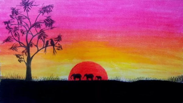 Пейзаж легкий