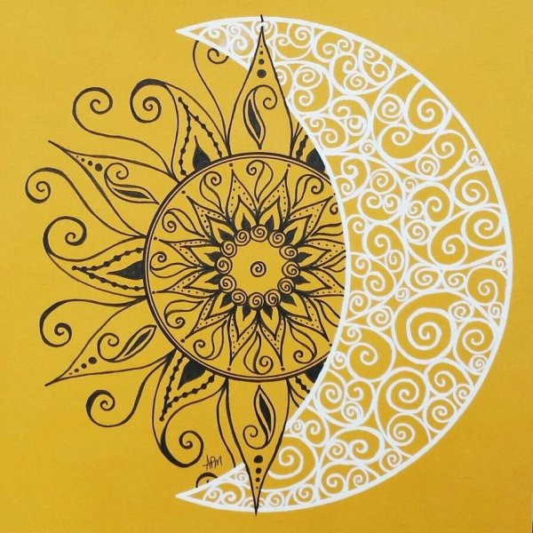 Мандала солнце