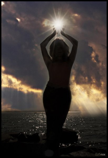 Человек на Восходе солнца