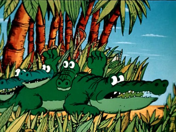 Доктор Айболит мультфильм 1984 крокодил