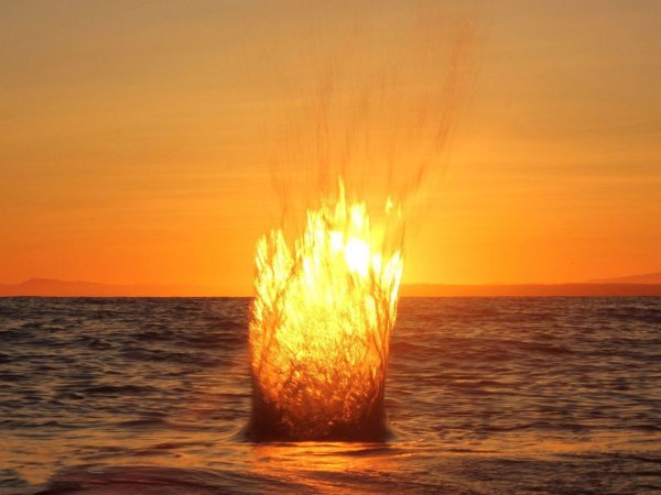 Яркое позитивное солнышко