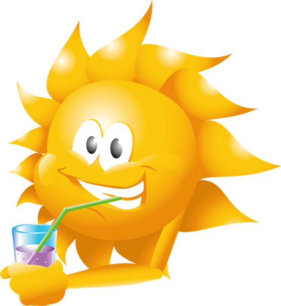 Очень жарко солнце