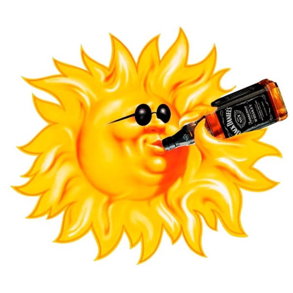 Солнце и выпивка