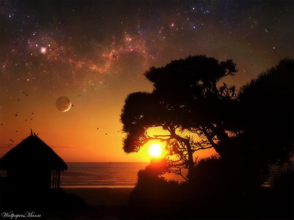 Необычный закат