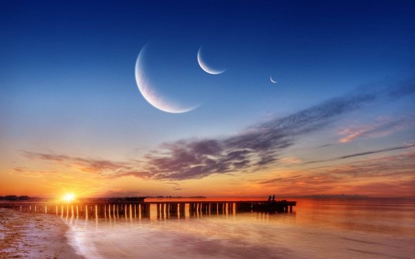 Огромная Луна