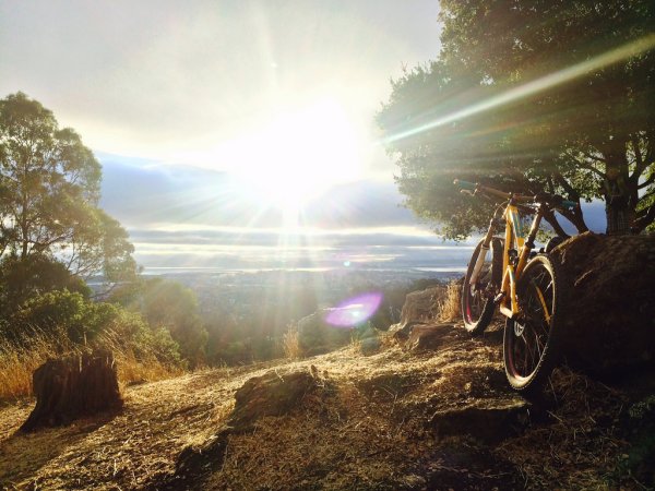 Рассвет в деревне летом