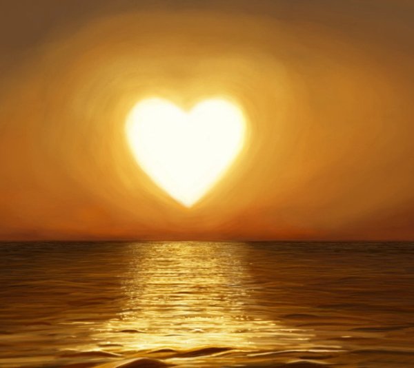Сердце на закате