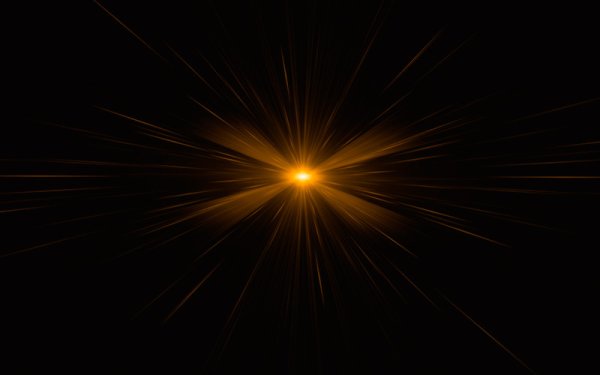 Лучи на черном фоне