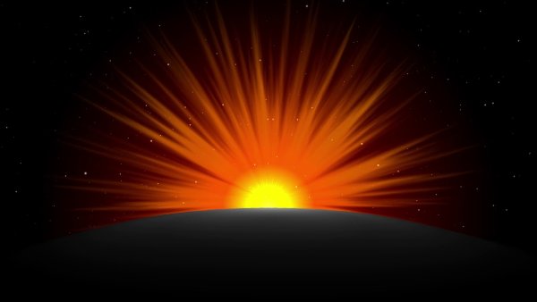 Солнце футаж