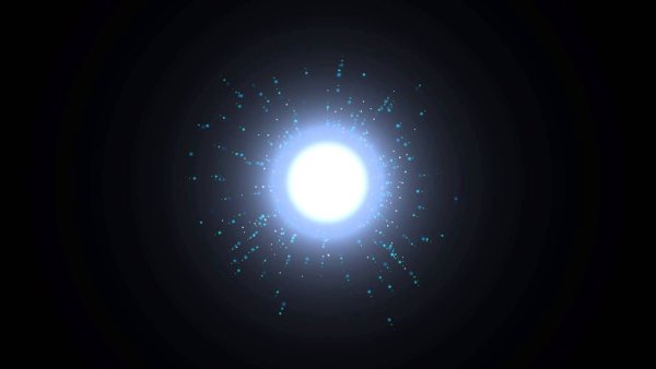 Свечение звезды