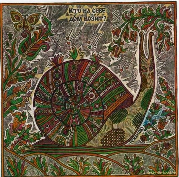 Лубок художник Марина Русанова