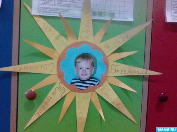 Мой ребенок в лучах солнца поделка