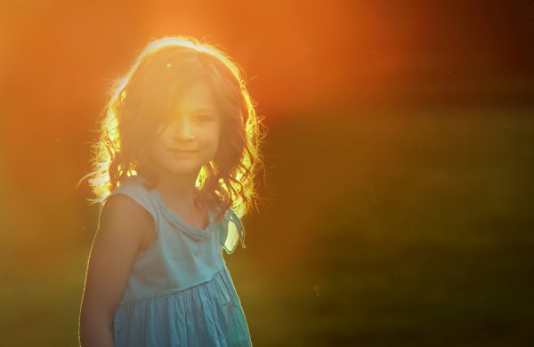 Ребенок в Луче света