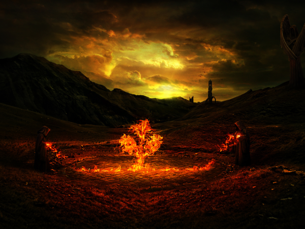 Замок вампира Луна кладбище