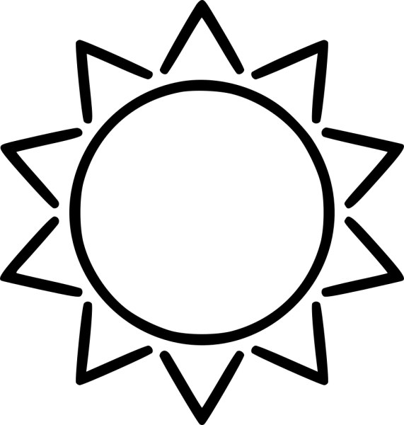 Стилизованное солнышко